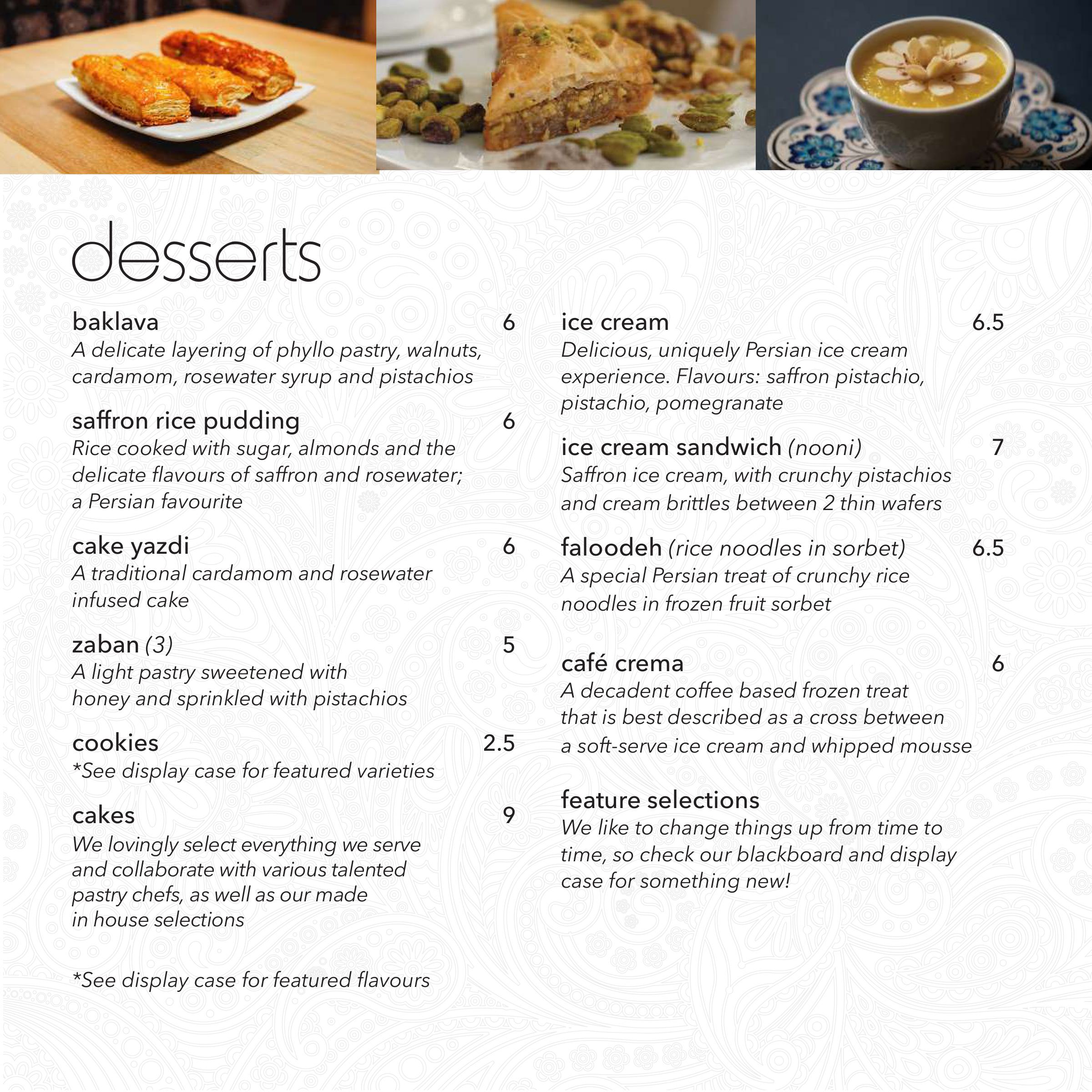 Menu page 4