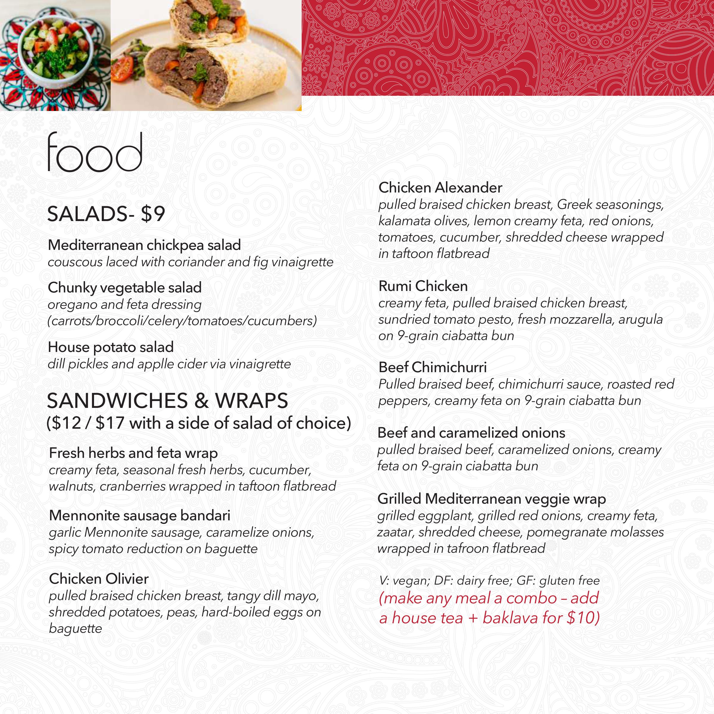 Menu page 6